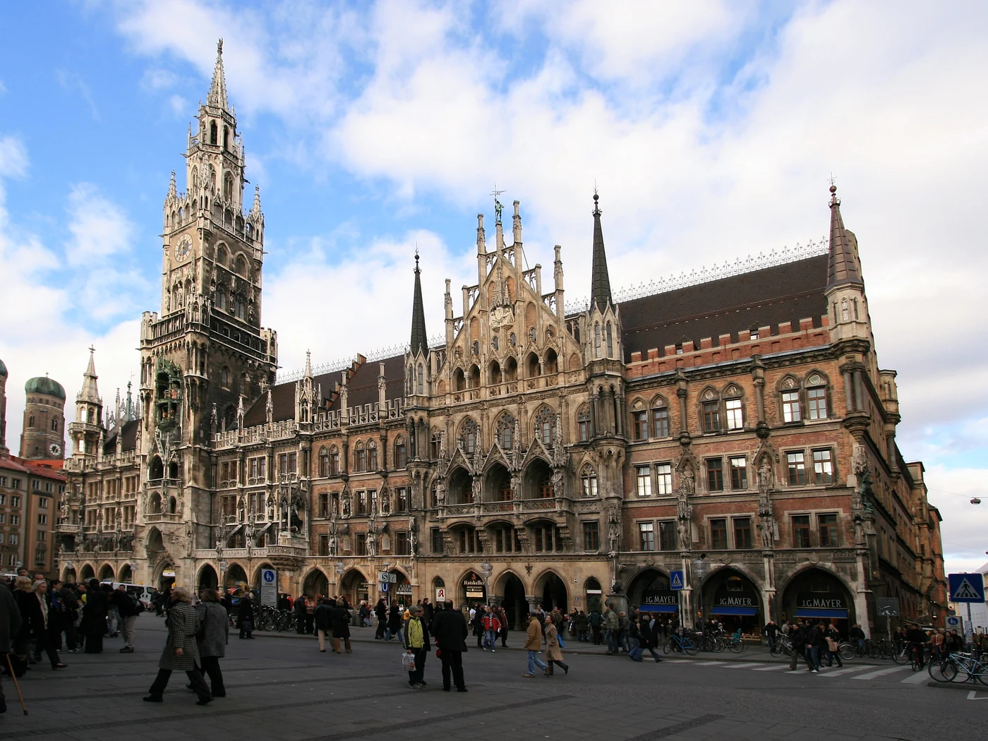 Das Neue Rathaus am Münchner Marienplatz